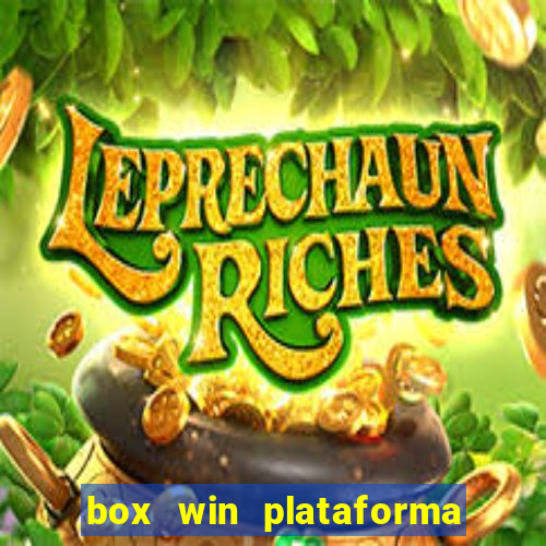 box win plataforma de jogos